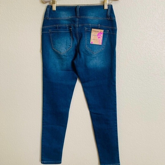 Sugah & Honey  jeans blue wash denim sweetheart fit jeans size 5 - Picture 9 of 9